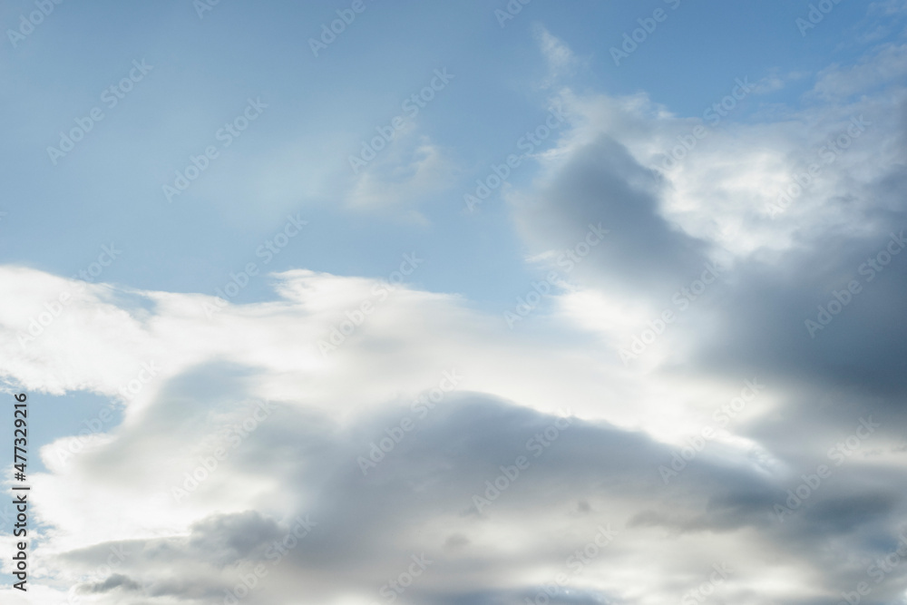 Fototapeta premium Beautiful clouds background. Nature weather