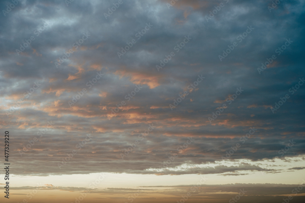 Fototapeta premium Beautiful clouds background. Nature weather