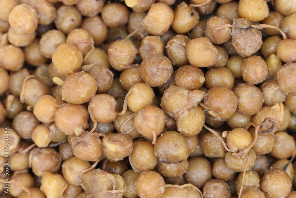 Southeast Asian, Myanmar traditional cooked yellow peas with oil. Breakfast recipe. Southeast Asian, Myanmar traditional cooked yellow peas with oil. Breakfast recipe.