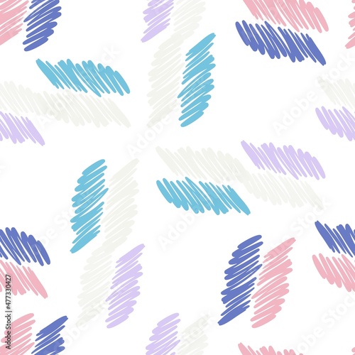Hand drawn scrawl sketch pattern isolated. Pencil strokes seamless texture. Scribble line drawing wallpaper.