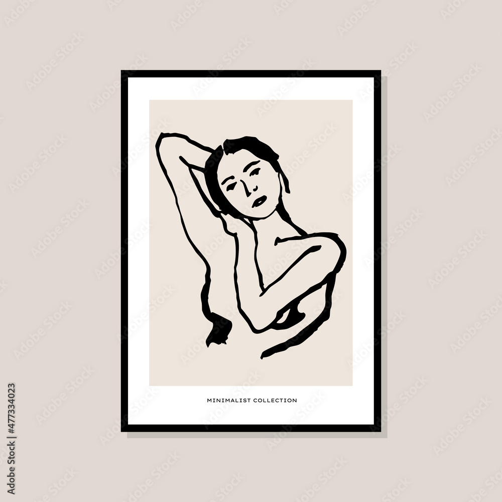 Abstract boho style art prints poster for wall art collection Abstract boho style art prints poster for wall art collection