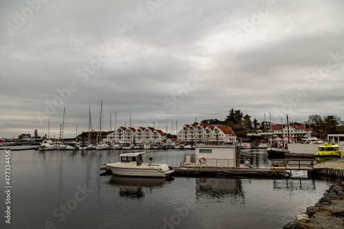 small marina in Tananger in stavanger