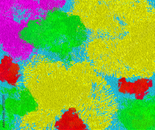 Wallpaper Mural An abstract background with a multi-colored color palette,abstract shapes,rays, circle Torontodigital.ca