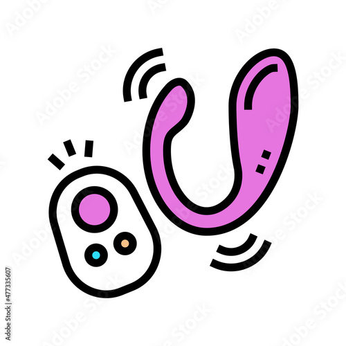 masturbation sex toy color icon vector. masturbation sex toy sign. isolated symbol illustration