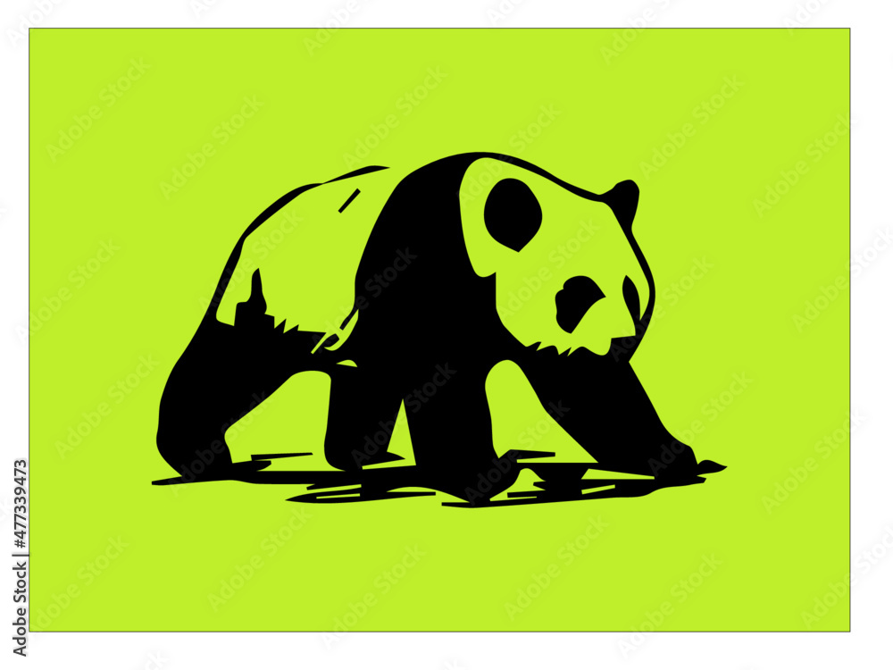 Naklejka premium Panda 
