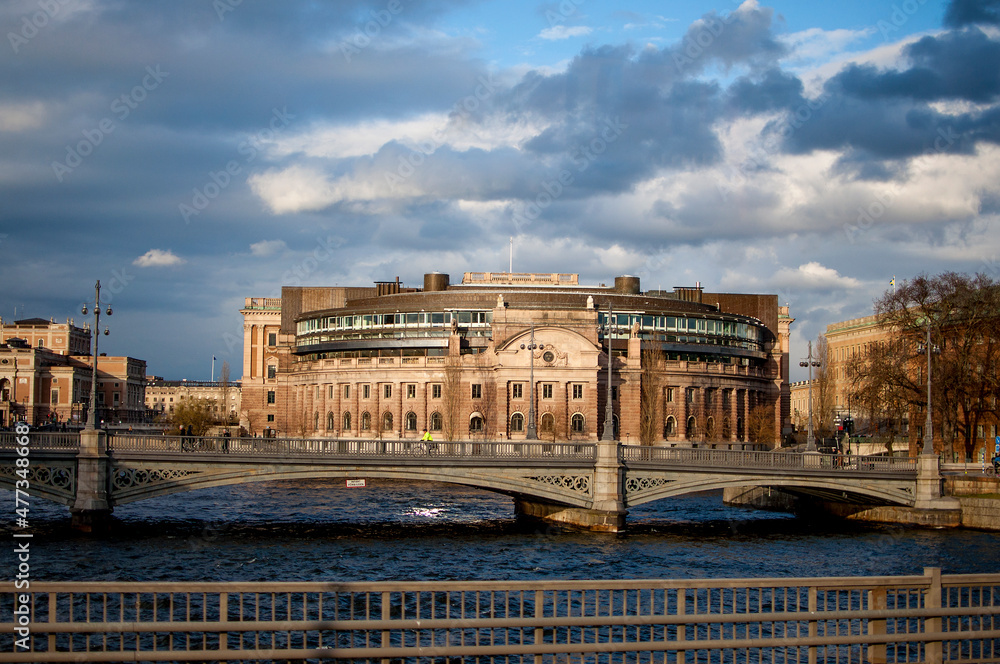 Fototapeta premium Swedish parliament building