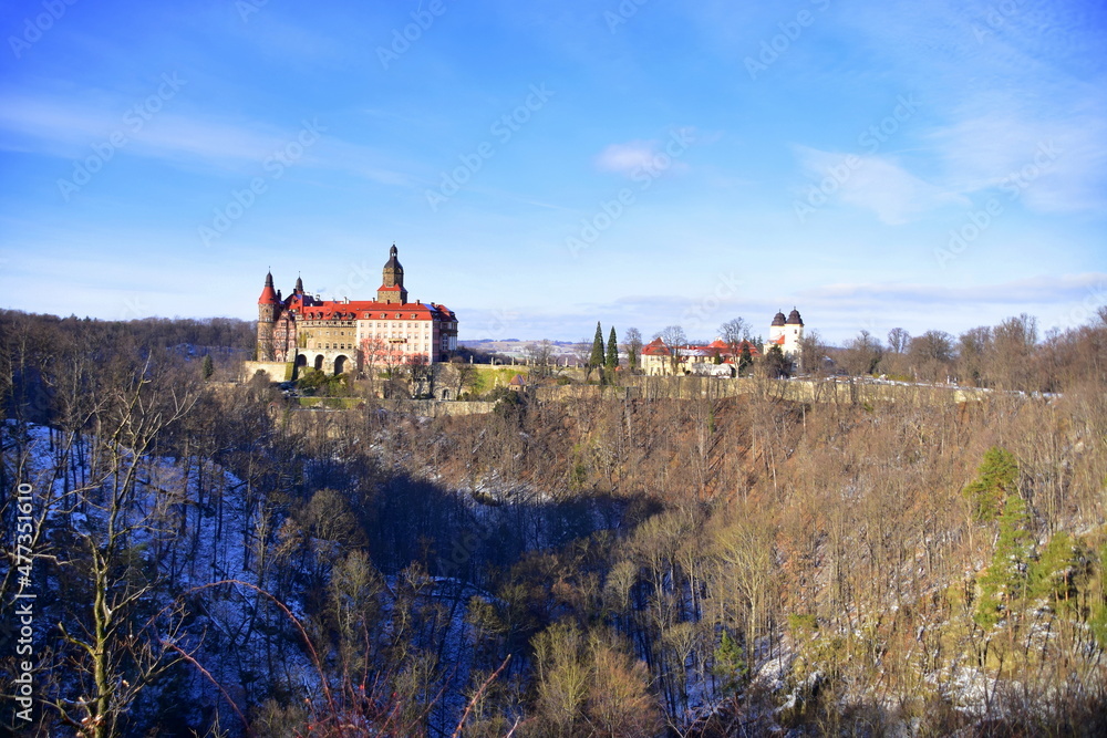 Zamek Książ w Wałbrzychu na Dolnym Śląsku,