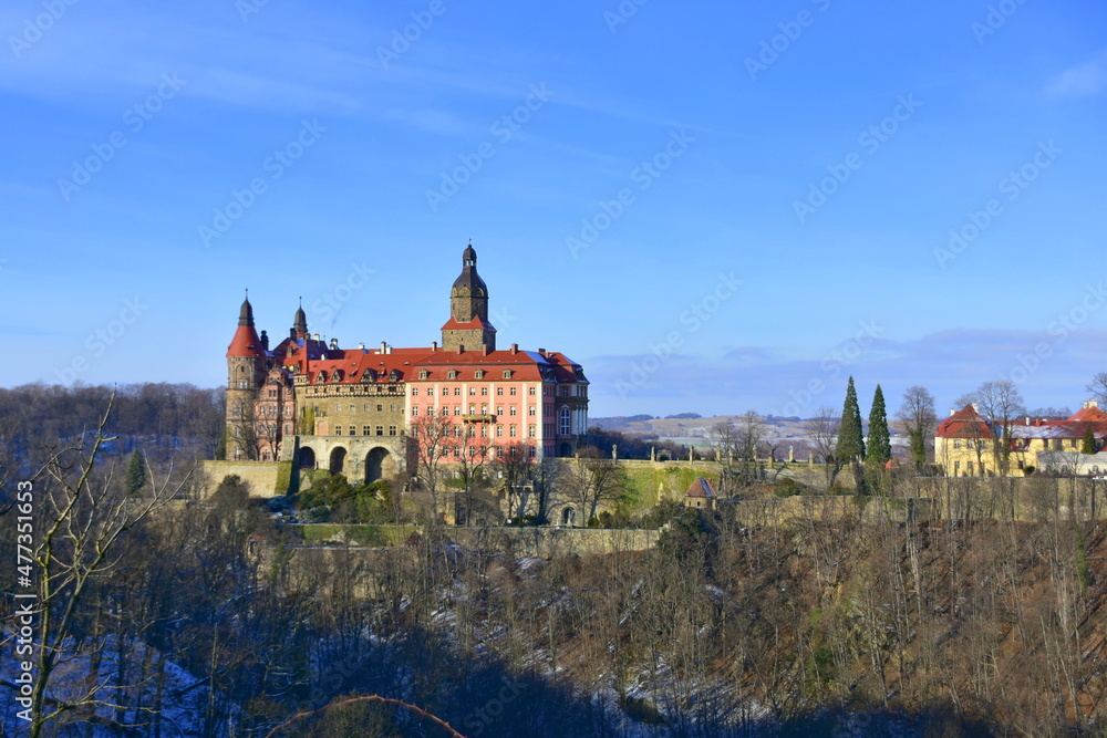 Zamek Książ w Wałbrzychu na Dolnym Śląsku, 