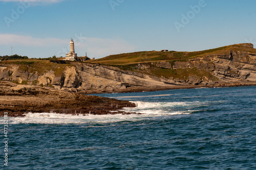 Bay of Santander, on the coast photo