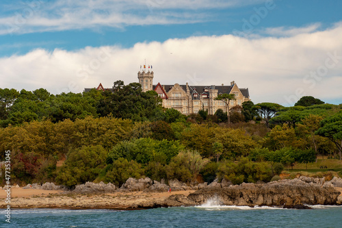 Bay of Santander, on the coast photo