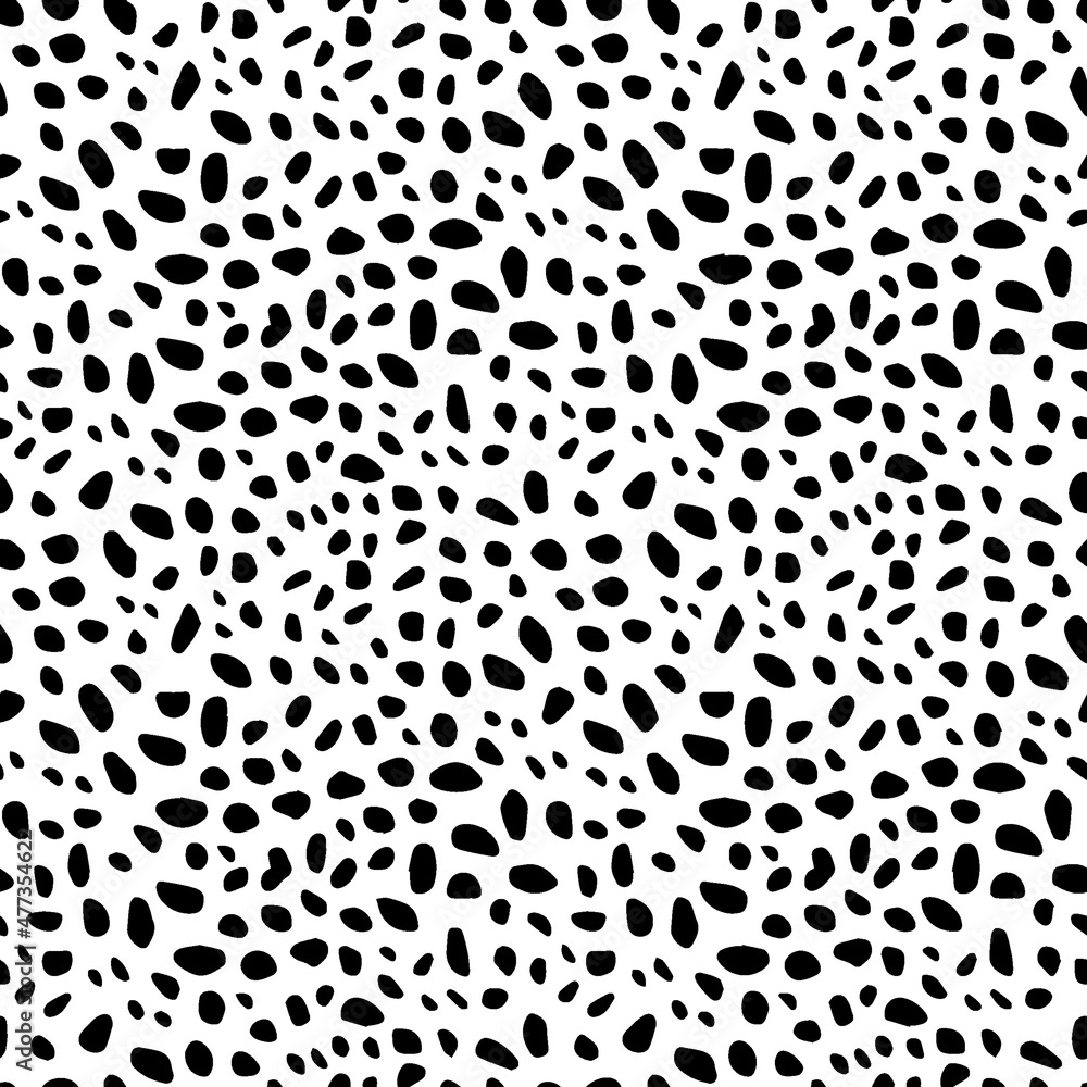 Full Seamless Leopard Pattern Texture Vector. Endless black and white cheetah design for dress fabric print. Full Seamless Leopard Pattern Texture Vector. Endless black and white cheetah design for dress fabric print.