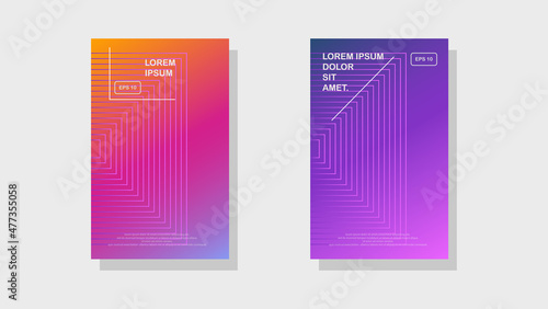 Colorful geometric background. Liquid color background design. Liquid composition. Eps10 vector.