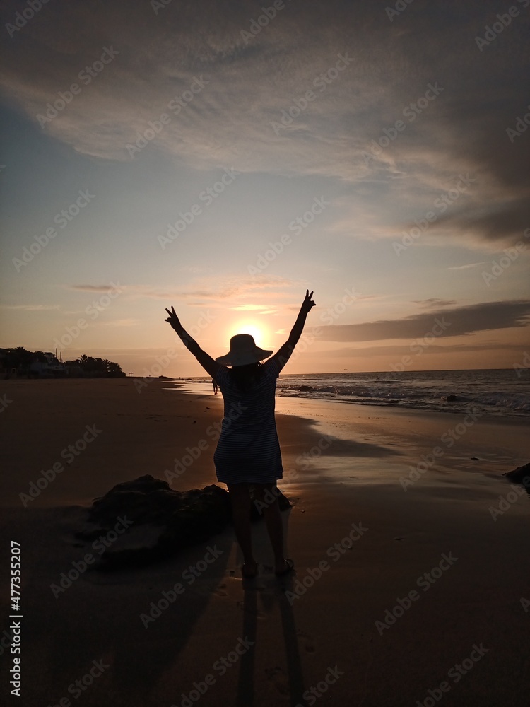 Fototapeta premium Beach Sunset