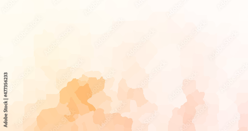 Orange and white watercolor abstract background.