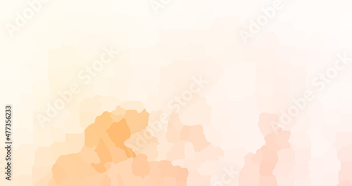 Orange and white watercolor abstract background.