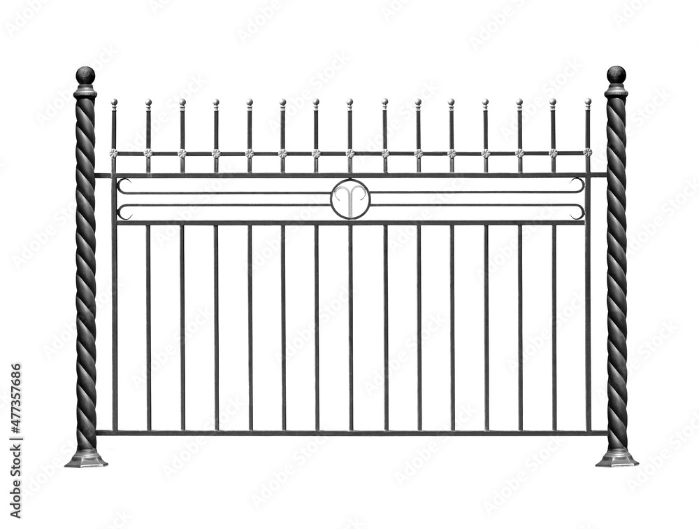 Welding. Iron decorative fence. Welding. Iron decorative fence.
