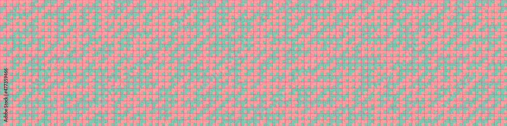 Fototapeta premium Abstract Geometric Pattern generative computational art illustration