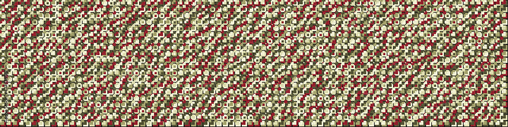 Fototapeta premium Abstract Geometric Pattern generative computational art illustration