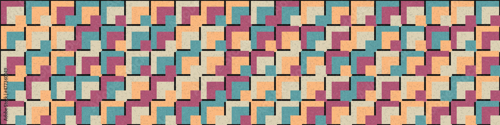 Abstract Geometric Pattern generative computational art illustration Abstract Geometric Pattern generative computational art illustration