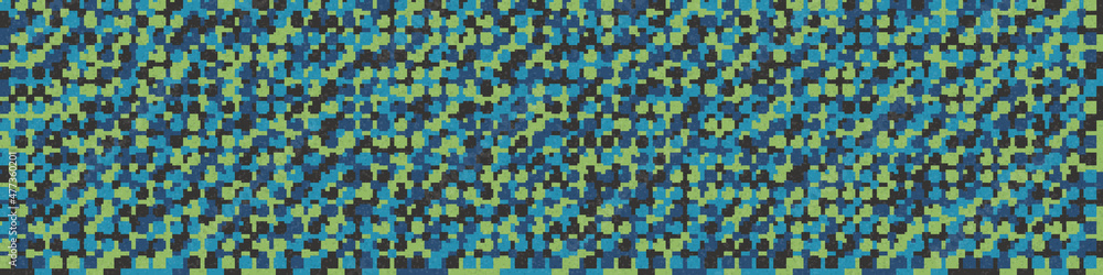 Fototapeta premium Abstract Geometric Pattern generative computational art illustration