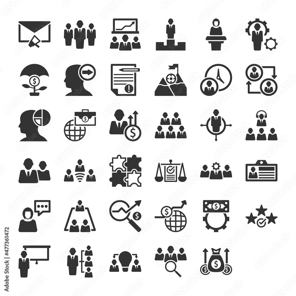 Business and Management Icon Set
Business and Management Icon Set