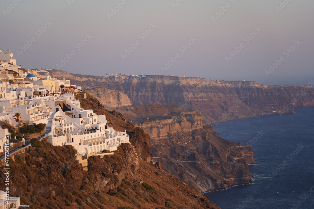 Fototapeta premium Griechenland Landschaft Santorini