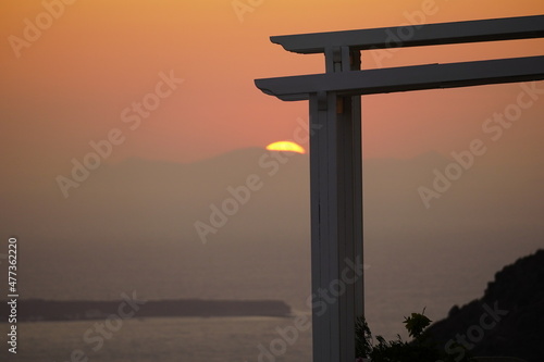 Griechenland Landschaft Santorini