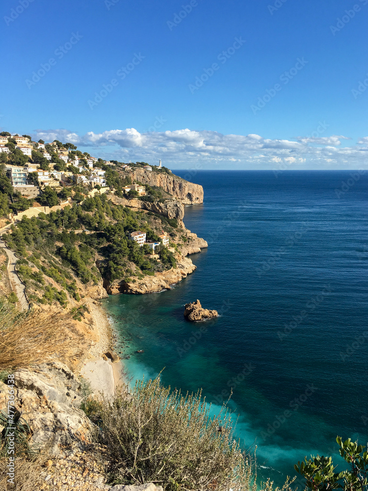 View of Cala Ambolo and Cape Nao