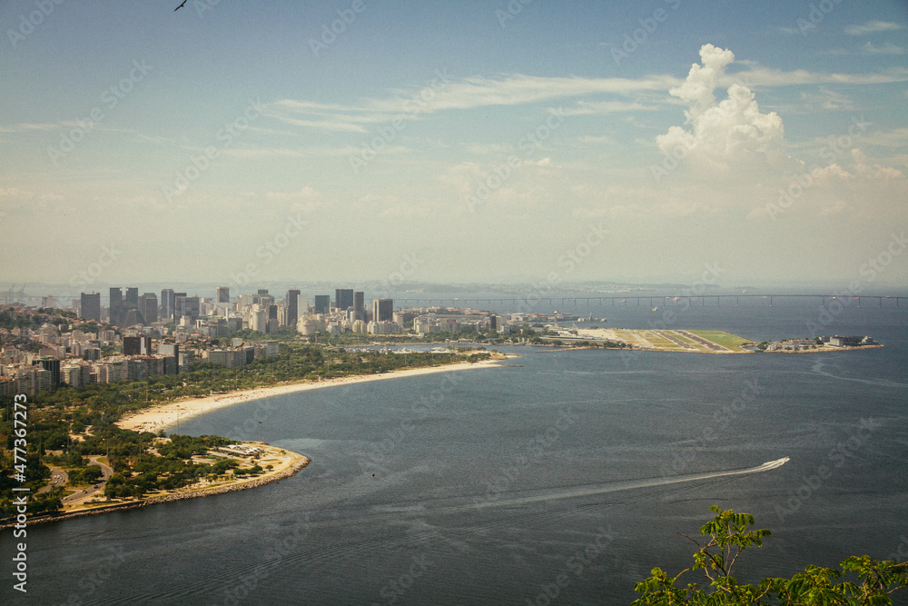 View of Botafogo beatch, Rio de Janeiro City, Brazil