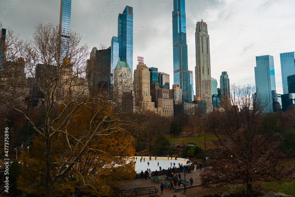 Fototapeta premium Wollman Rink in Central Park, New-York