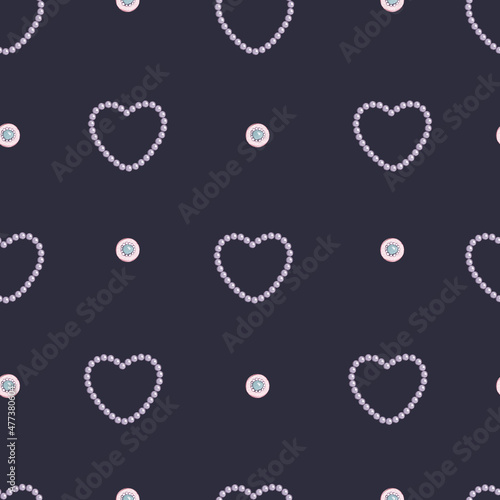 Love texture - seamless pattern with hearts. Tie Dye Wash. brush strokes on a white background. Romantic decorative background for Valentine's day gift paper, wedding decor or fabric textile.