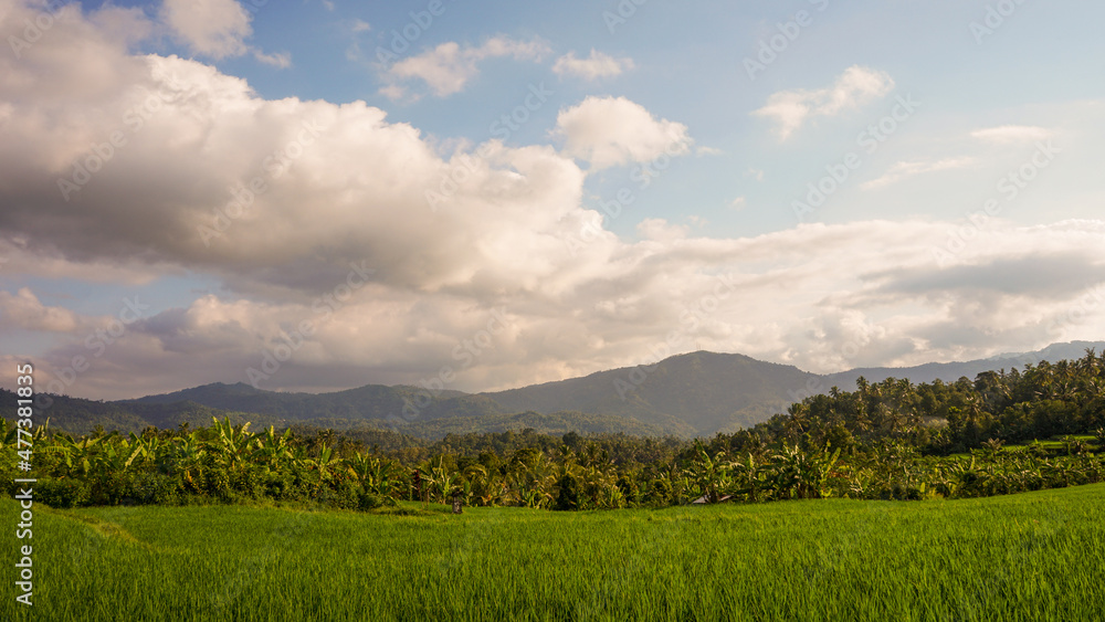 landscape with mountains and clouds landscape with mountains and clouds