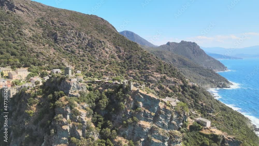 Corsica is the fourth-largest island in the Mediterranean and lies southeast of the French mainland Corsica is the fourth-largest island in the Mediterranean and lies southeast of the French mainland