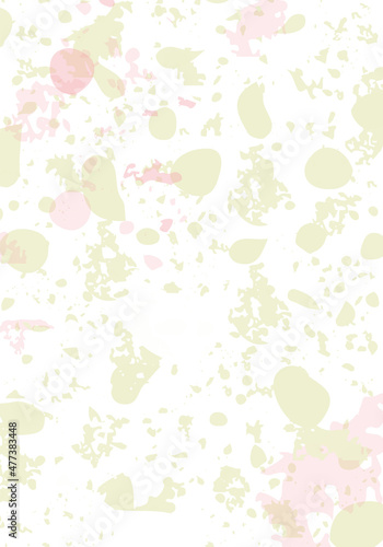 Terrazzo modern abstract template. Pink and beige