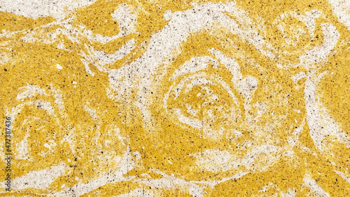Yellow and white surface texture