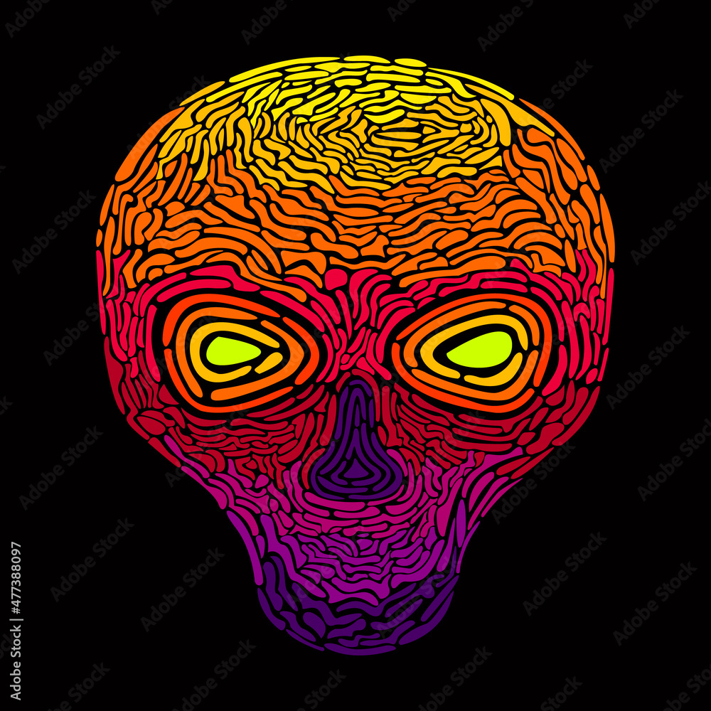 Skull art icon design for element ilustration Skull art icon design for element ilustration