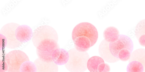 春　和紙　円　背景