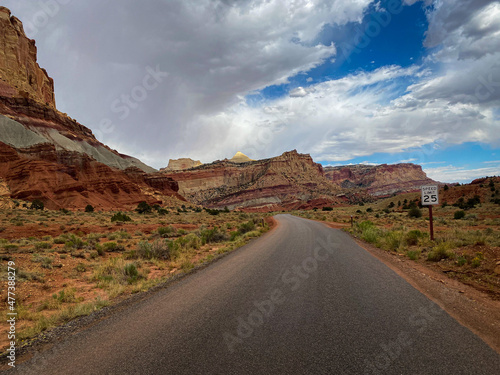 Scenic view in Capital Reef National Park