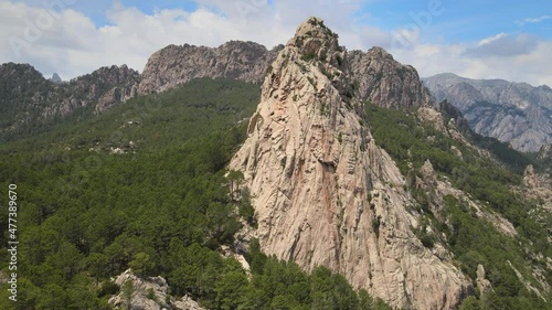 Corsica is the fourth-largest island in the Mediterranean and lies southeast of the French mainland