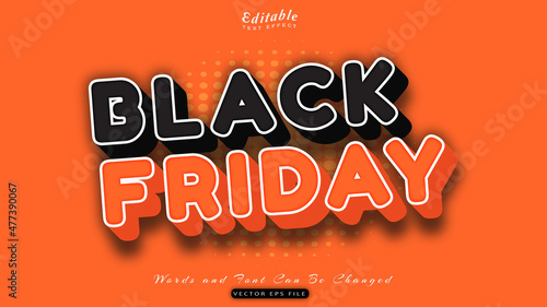 black friday text effect