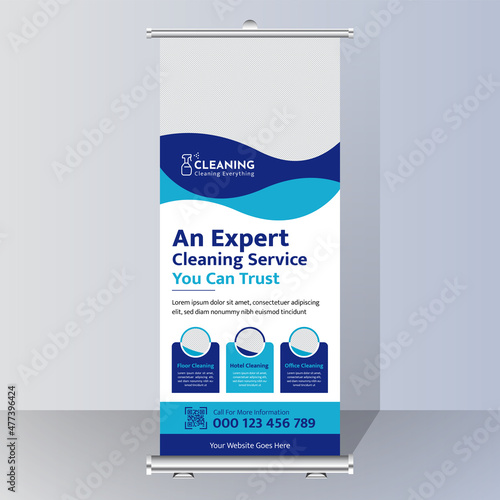 Cleaning Service RollUp Banner