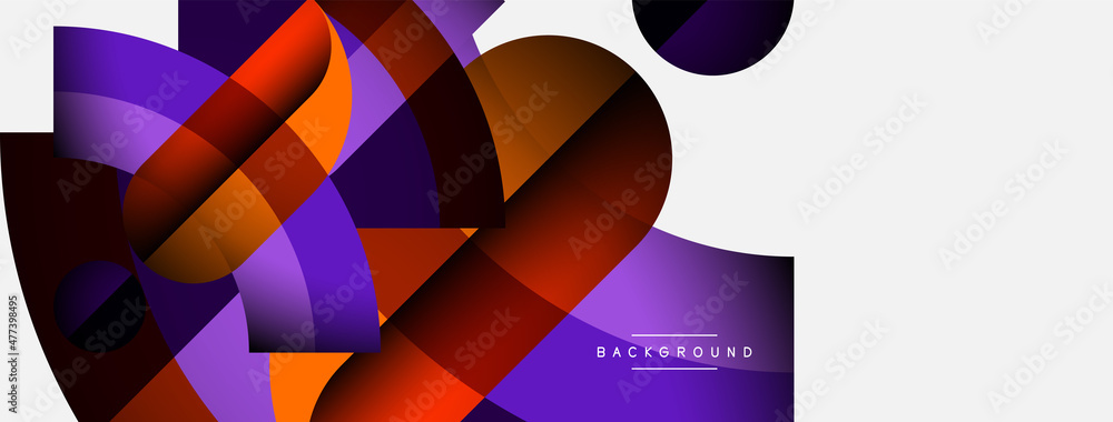 Trendy shapes, color minimal design composition, lines and shadows for wallpaper banner background or landing page Trendy shapes, color minimal design composition, lines and shadows for wallpaper banner background or landing page