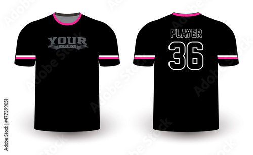 Sports gear template mockup perfect fit for all sports. The designs that go on casual wear, shirts, fashions apparel, and all kinds of team uniform