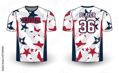 Sports gear template mockup perfect fit for all sports. The designs that go on casual wear, shirts, fashions apparel, and all kinds of team uniform