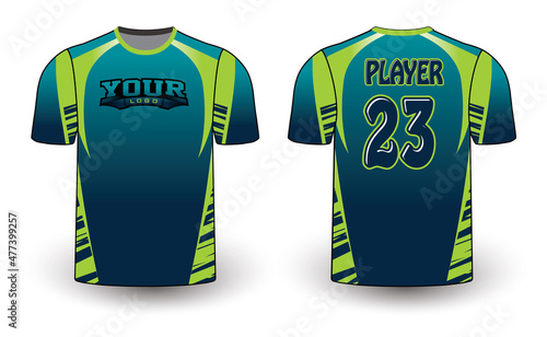 Sports gear template mockup perfect fit for all sports. The designs that go on casual wear, shirts, fashions apparel, and all kinds of team uniform