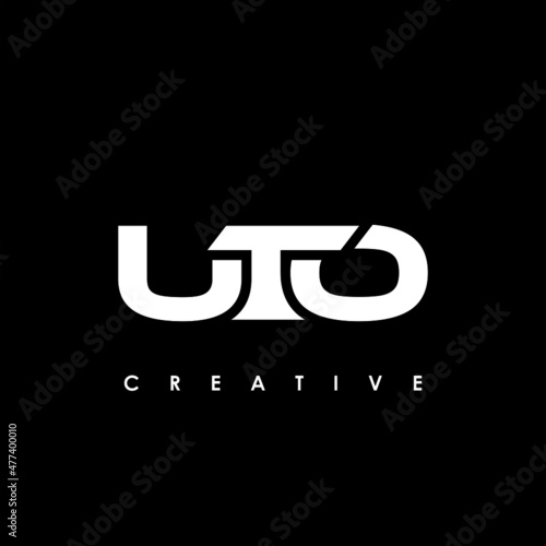 UTO Letter Initial Logo Design Template Vector Illustration photo