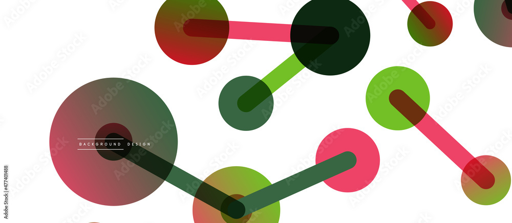 Line points connections geometric abstract background. Circles connected by lines. Trendy techno business template for wallpaper, banner, background or landing Line points connections geometric abstract background. Circles connected by lines. Trendy techno business template for wallpaper, banner, background or landing
