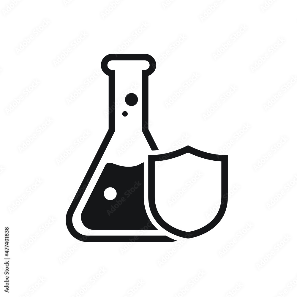 Proof chemical resistant icon design vector illustration Proof chemical resistant icon design vector illustration