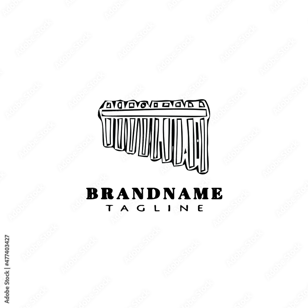 marimba logo icon cartoon design template vector illustration marimba logo icon cartoon design template vector illustration