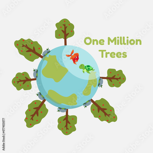 one million trees